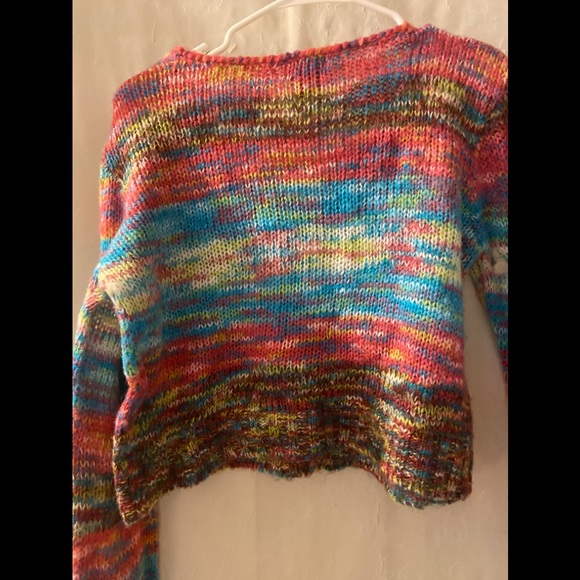wet seal Boho Knit Sweater Juniors L Fits S M Top - Picture 7 of 12